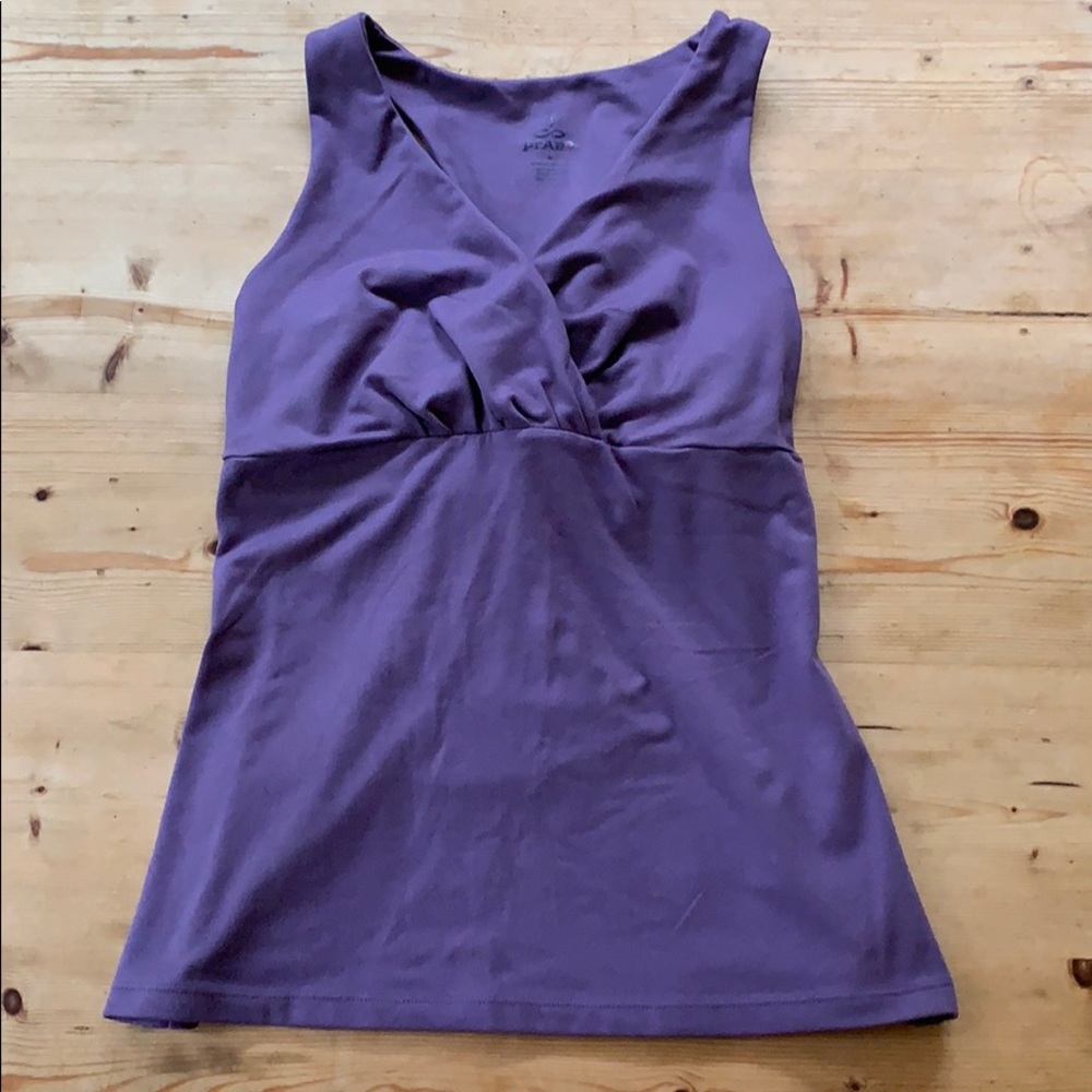 Prana purple yoga top